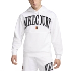 Nike Court Heritage Hoodie - White/Black/Flat Pewter