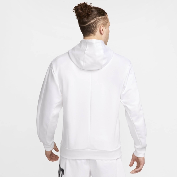 Nike Court Heritage Hoodie - White/Black/Flat Pewter