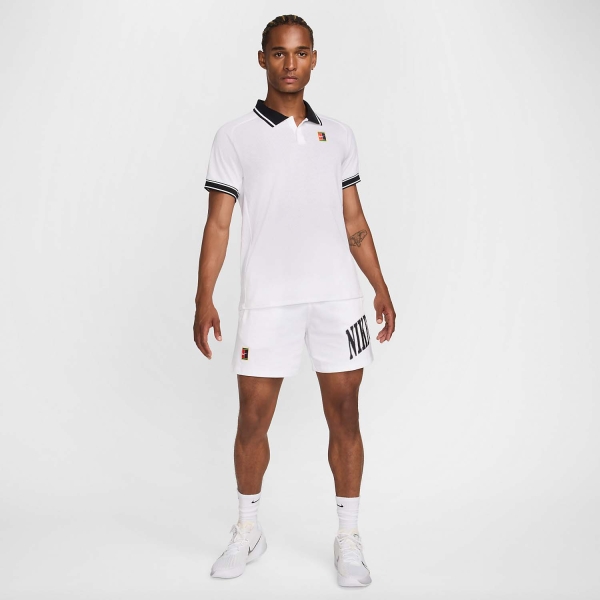 Nike Court Heritage Pro Polo - White/Black