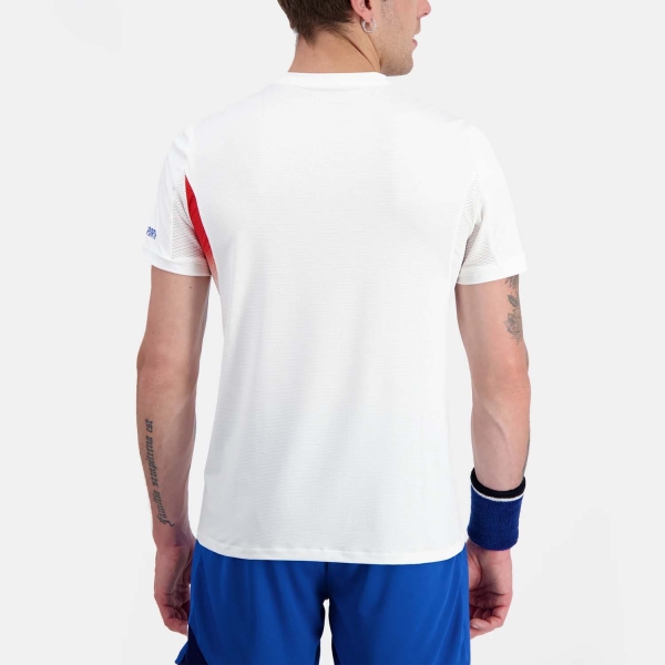 Le Coq Sportif Pro Logo Camiseta - New Optical White