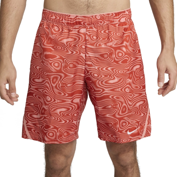 Pantaloncini Tennis Uomo Nike Nike Court Victory Graphic 9in Pantaloncini  Rust Factor/White  Rust Factor/White FD5388811