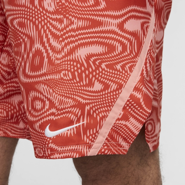 Nike Court Victory Graphic 9in Pantaloncini - Rust Factor/White