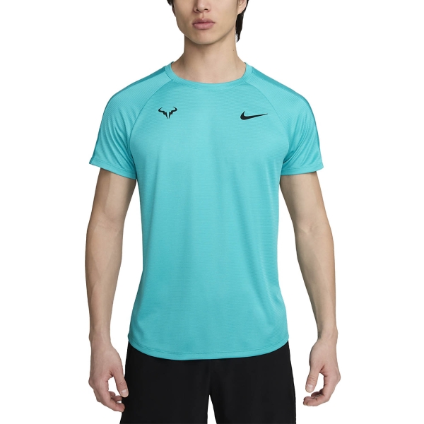 Camisetas de Tenis Hombre Nike Rafa Challenger Camiseta  Dusty Cactus/White DV2887345