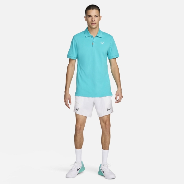 Nike Rafa Logo Polo - Dusty Cactus/White