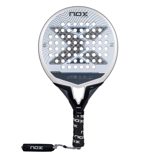 NOX Future Hybrid 12K Alum Padel - Black/Blue/Grey
