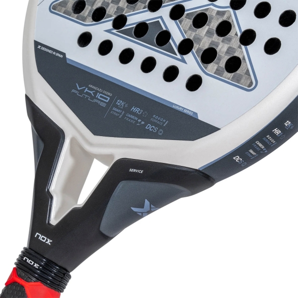 NOX Future Hybrid 12K Alum Padel - Black/Blue/Grey