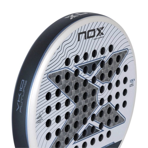 NOX Future Hybrid 12K Alum Padel - Black/Blue/Grey