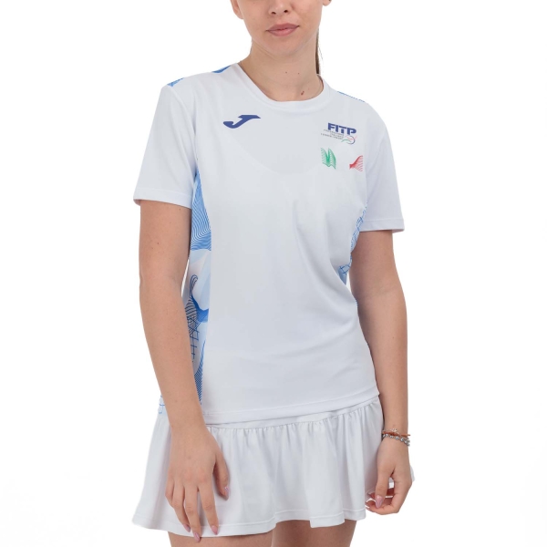 Women`s Tennis T-Shirts and Polos Joma FITP Pro TShirt  White SW90601B0101