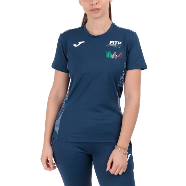 Camisetas y Polos de Tenis Mujer Joma FITP Pro Camiseta  Navy SW90601B0103