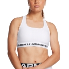 Under Armour Crossback Mid Reggiseno Sportivo - White