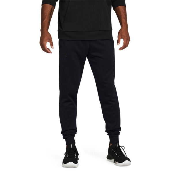 Under Armour Rival Fleece Pantaloni da Tennis Uomo Black White