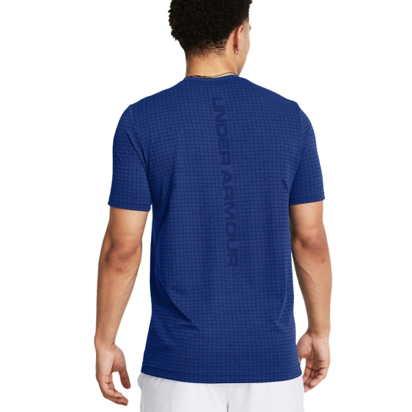 Under Armour Seamless Grid Maglietta - Tech Blue/Horizon Blue