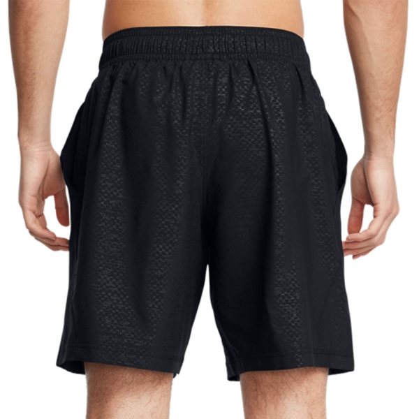 Under Armour Woven Emboss 8in Shorts - Black