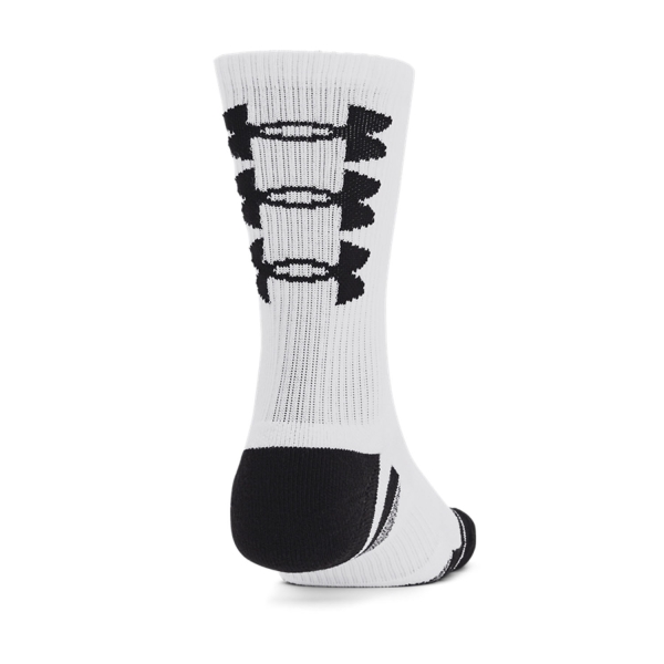 Under Armour Performance Tech Crew x 3 Calcetines - White/Black