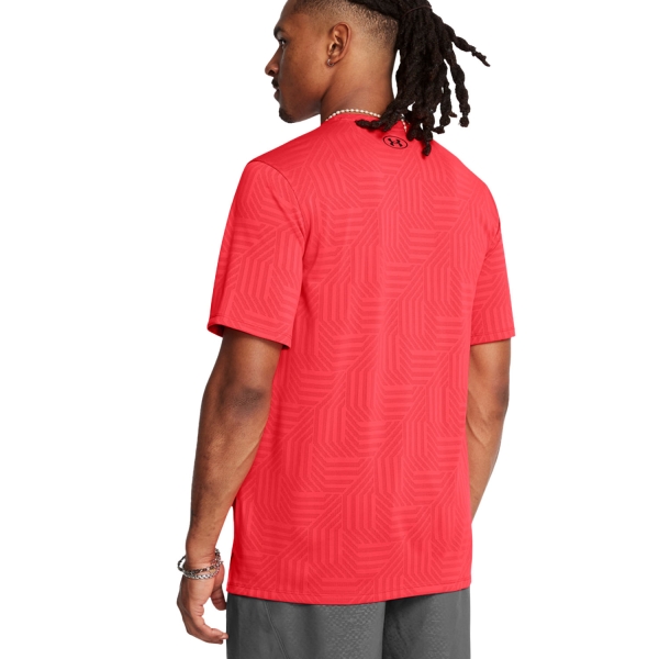 Under Armour Tech Vent Geotessa Maglietta - Racer Red