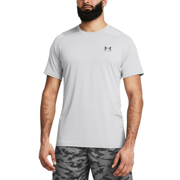 Maglietta Tennis Uomo Under Armour HeatGear Graphic Maglietta  Mod Gray 13833200011