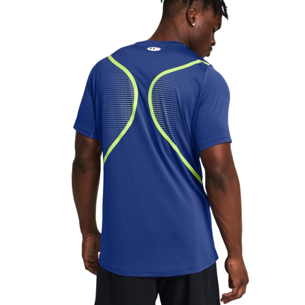 Under Armour HeatGear Graphic Maglietta - Tech Blue