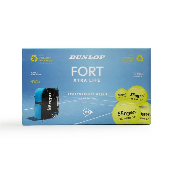 Dunlop Fort Xtra Life - 72 Balls Box