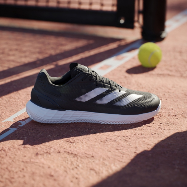 adidas Defiant Speed 2 Clay - Core Black/Cloud White/Grey Six
