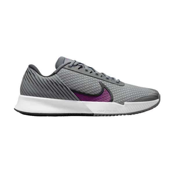 Men`s Tennis Shoes Nike Court Air Zoom Vapor Pro 2 Clay  Smoke Grey/Sangria/Dark Smoke Grey/Black DV2020006