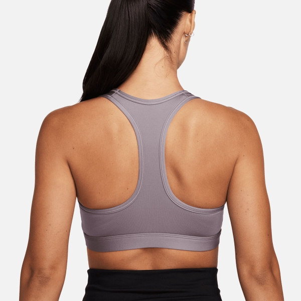 Nike Swoosh Sports Bra - Violet/White