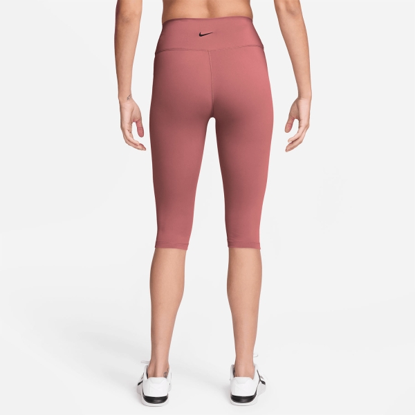 Nike One Logo Capri - Canyon Pink/Black