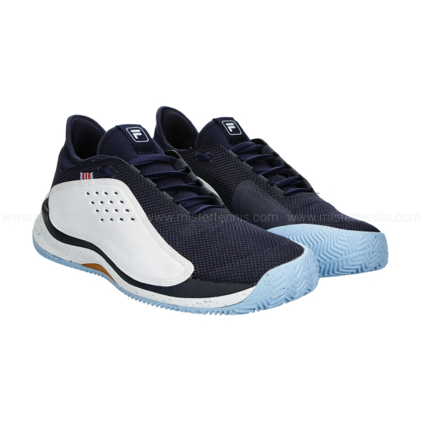 Fila Mondo Forza Clay - White/Navy/Powder Blue