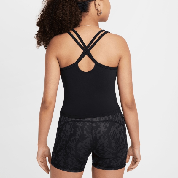 Nike One Fitted Tank Girl - Black/White