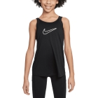 Nike One Swoosh Tank Girl - Black/White