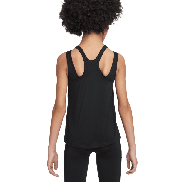 Nike One Swoosh Canotta Bambina - Black/White