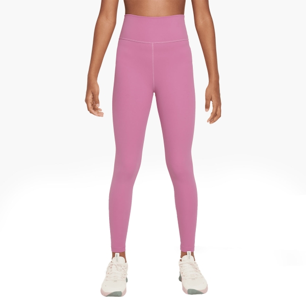 Pants da Tennis Girl Nike Nike One Swoosh Tights Girl  Magic Flamingo/White  Magic Flamingo/White FZ5605646