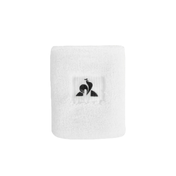 Polsini Tennis Le Coq Sportif Logo Pro Polsino Lungo  New Optical White/Black 2421484