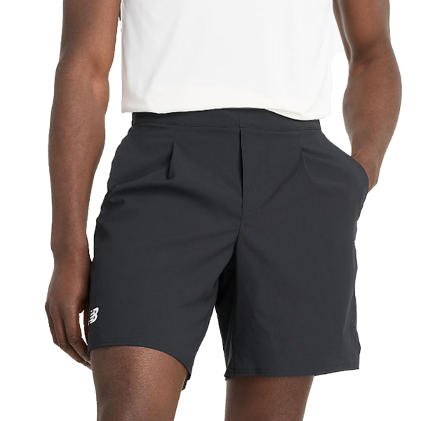 Men's Tennis Shorts New Balance Tournament 7in Shorts  Black MS41401BK