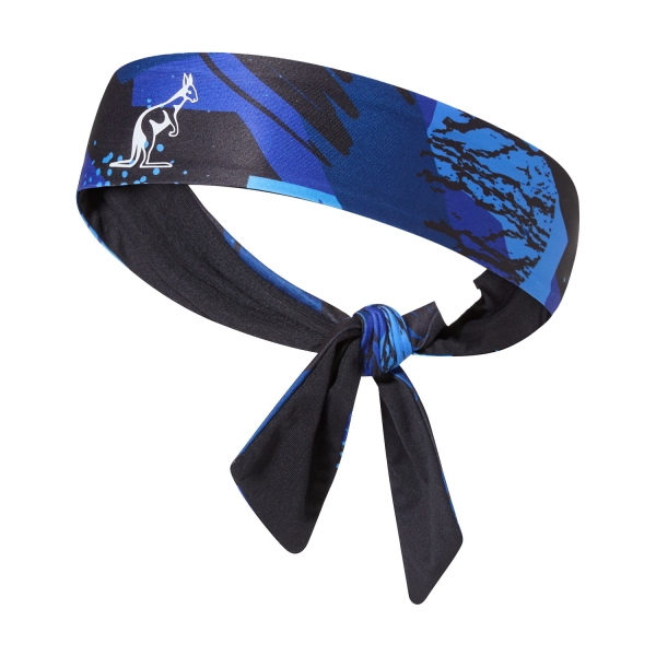 Tennis Headbands Australian Ace Scribble Headband  Blu Navy TEXFA0011200