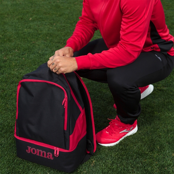 Joma Estadio III Mochila - Black/Red