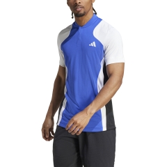 adidas FreeLift Pro Logo Polo - Lucid Blue/White/Black