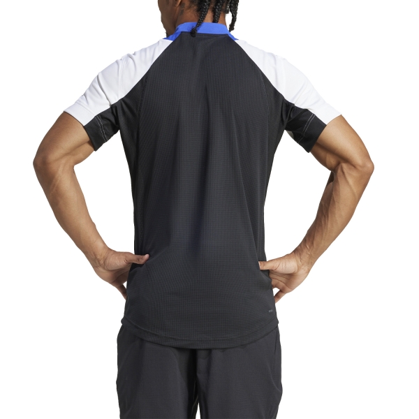 adidas FreeLift Pro Logo Polo - Lucid Blue/White/Black