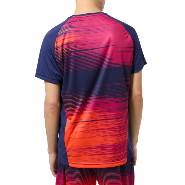 Australian Gradient Lines Maglietta - Blu Cosmo