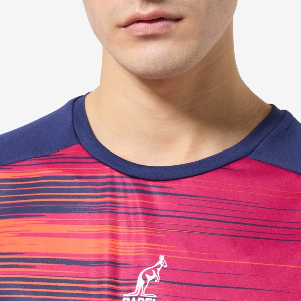 Australian Gradient Lines Maglietta - Blu Cosmo