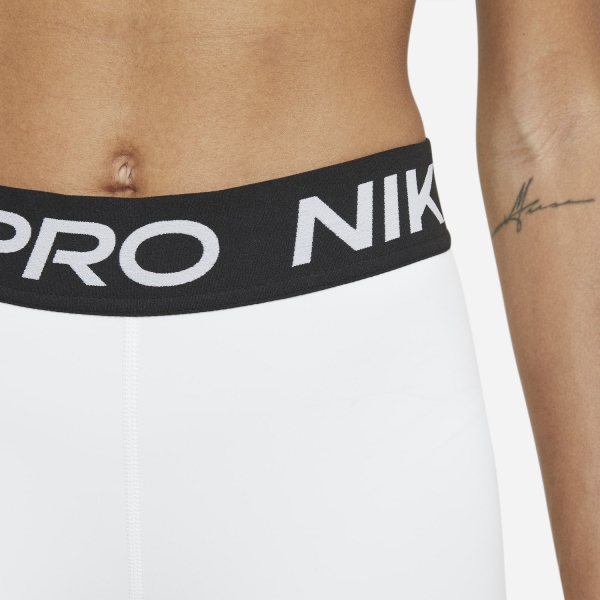 Nike Pro 3in Shorts - White/Black