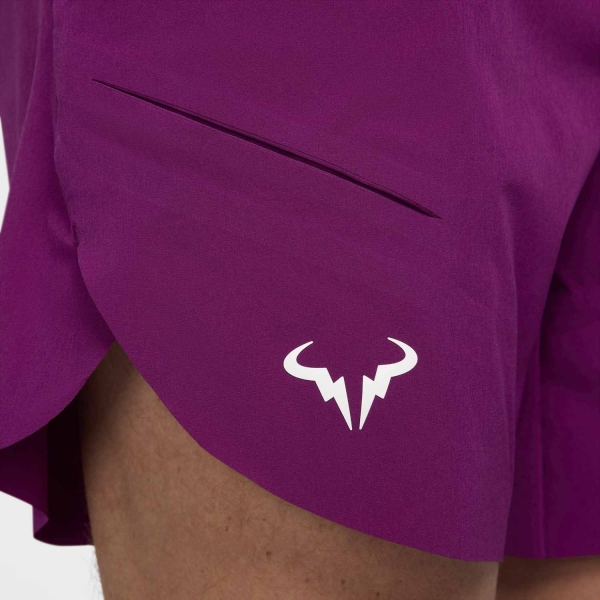 Nike Dri-FIT ADV Rafa Nadal 7in Shorts - Sangria/White