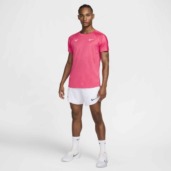 Nike Rafa Challenger Maglietta - Aster Pink/White