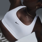 Nike Swoosh Light Reggiseno Sportivo - White/Black