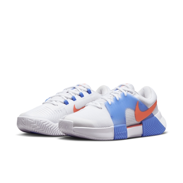 Nike Zoom GP Challenge 1 HC - White/Light Wild Mango/Royal Pulse