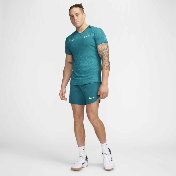 Nike Rafa T-Shirt - Geode Teal/Volt