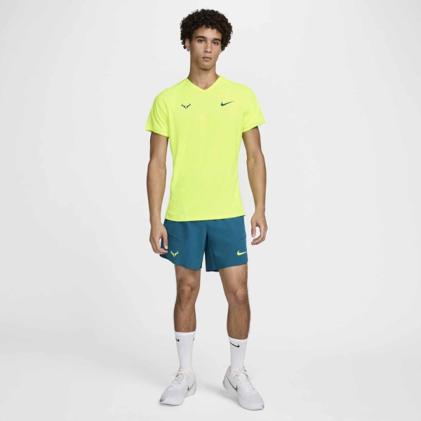 Nike Rafa Maglietta - Volt/Geode Teal