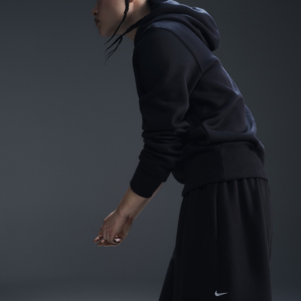 Nike Phoenix Felpa - Black/Sail