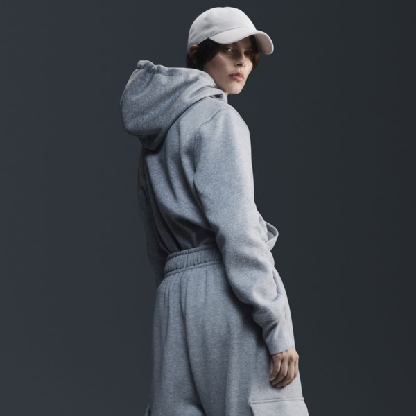 Nike Phoenix Felpa - Dark Grey Heather/Sail