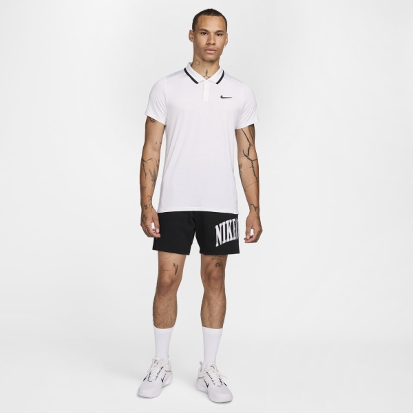 Nike Court Dri-FIT Advantage Polo - White/Black