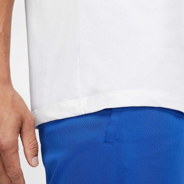 Nike Dri-FIT Court Logo Maglietta - White/Black